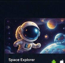 Space explorer adventure game artwork